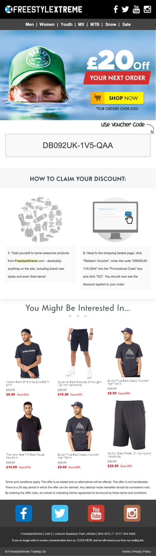 emailer banner design