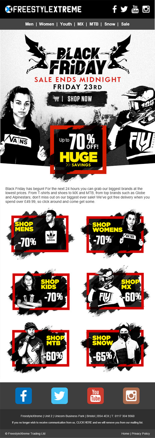 emailer banner design