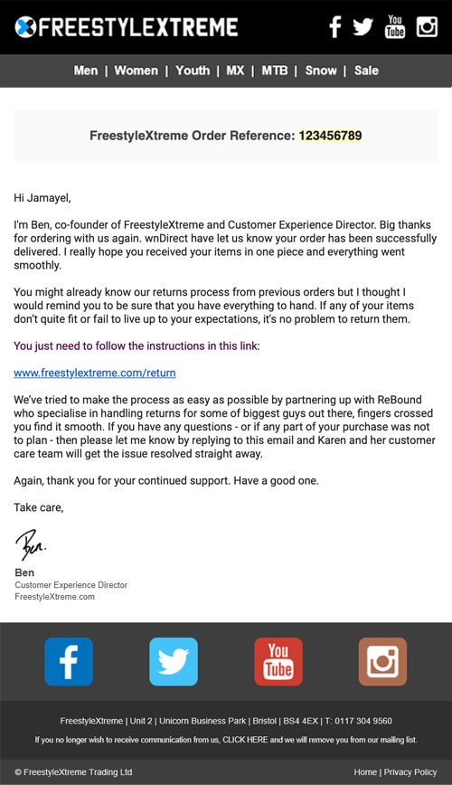 emailer banner design